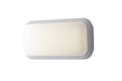 Luminosa Lighting Luminosa Shelly Outdoor Built-In Led Flush Ceiling Lamp, White, Ip65, 4000K