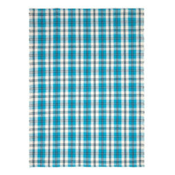 Homescapes Irvine Handwoven Blue Tartan 100% Cotton Rug, 120 X 170 Cm - thumbnail 2