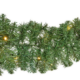 Kaemingk Battery Imperial Pine Christmas Garland - Warm White Lights - 270Cm X 25Cm - thumbnail 3