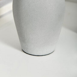 Furniturebox Uk Kayla Industrial Grey Concrete And Smoked Glass Table Lamp - thumbnail 4