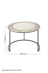 Orsina Akola Set Of 2 Nesting Coffee Tables - thumbnail 5