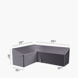 Pacific Lifestyle Platinum Aerocover Right L-Shape Sofa Garden Furniture Rip-Stop Polyester Cover W270Xd210Xh90Cm - thumbnail 6