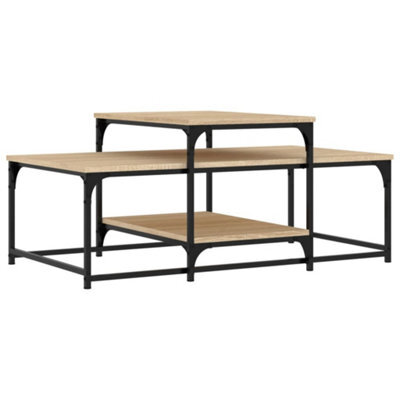 Berkfield Durable Coffee Table Sonoma Oak 102X60X45 Cm Engineered Wood - image 1