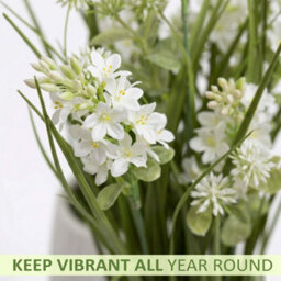 Crystals 50Cm Modern Faux Artificial Lavender Plants In Pot Silk Flowers, Larch Plant - thumbnail 5