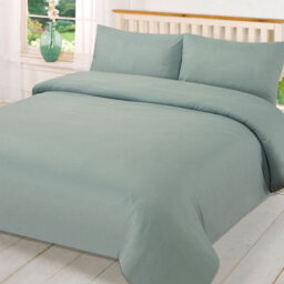 Ohs Plain Duvet Cover Pillowcase Bedding Set - thumbnail 4
