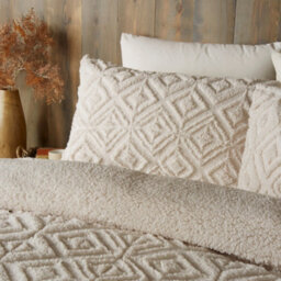 Fusion Romo Natural Fleece & Sherpa Duvet Cover Set - thumbnail 2