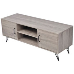 Berkfield Tv Cabinet 120X40X45 Cm Grey - thumbnail 1