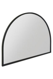 "Mirroroutlet - The Arcus - Black Metal Framed Arched Garden Wall Mirror 49"" X 35"" (125 X 90Cm)" - thumbnail 4