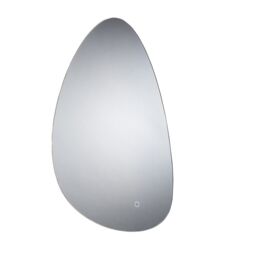 Sensio Mistral Curved Wall-Mounted Bathroom Illuminated Contemporary Colour-Changing Mirror (H)80Cm (W)55Cm - thumbnail 2