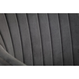 Oakham Executive Ardmore Velvet Swivel Office Chair In Grey And Black - thumbnail 5