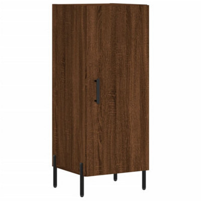 Berkfield Modern Sideboard Brown Oak 34.5X34X90 Cm Engineered Wood - image 1