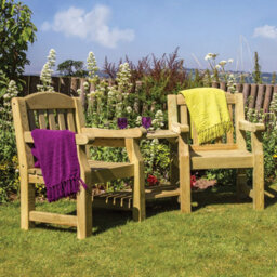 Emily Garden Love Seat Companion Seat By Zest Outdoor Living - thumbnail 2