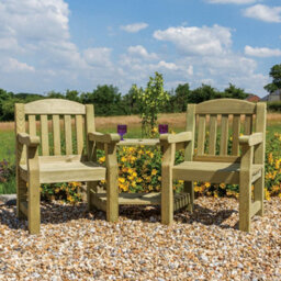 Emily Garden Love Seat Companion Seat By Zest Outdoor Living - thumbnail 1