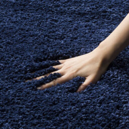 "Bravich Navy Thick Shaggy Rug - California - 200X290Cm (6'8""x9'7"")" - thumbnail 4
