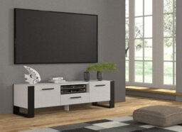 Arte Modern Nuka Tv Cabinet In White Matt W1600mm X H480mm X D430mm - thumbnail 2