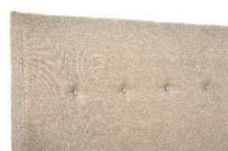Divan Base Direct Starlight Shaped Headboard With Shallow Buttoning Bed Base Only 4Ft Small Double- Opera Natural - thumbnail 3