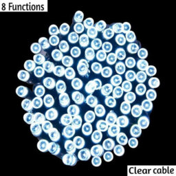 Spot On Dealz 100 Led Outdoor Decorations Home Garden Indoor Xmas String Chaser Lighting Bulbs Tree Decoration Festive Decor White Colour G-0193 - thumbnail 8