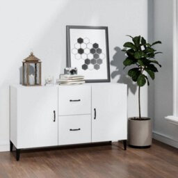 Berkfield Sideboard White 100X36X60 Cm Engineered Wood - thumbnail 1