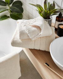 Allure Bath Fashions Hotel Luxury Heavweight Bath Towel - Cream