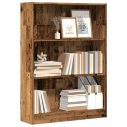Berkfield Bookcase Old Wood 80X24X109 Cm Engineered Wood - thumbnail 1