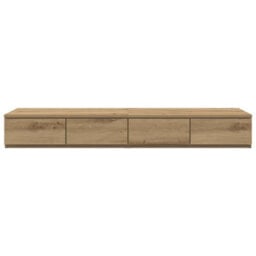 Berkfield Bed Drawers Artisan Oak 120X36,5X16,5 Cm Engineered Wood - thumbnail 6