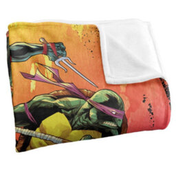 Tmnt Silky Splash Supersoft Blanket Multicoloured (152Cm X 127Cm) - thumbnail 3