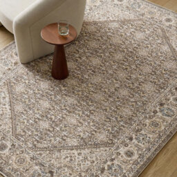 Livabliss Arda-Vintage Taupe Brown Grey Traditional Boho Fringe Living Dining Bedroom Rug 200 X 290 Cm Easy Care, Non Shedding - thumbnail 8