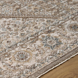 Livabliss Arda-Vintage Taupe Brown Grey Traditional Boho Fringe Living Dining Bedroom Rug 200 X 290 Cm Easy Care, Non Shedding - thumbnail 3