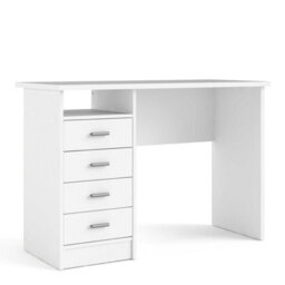 Wyld Haus Billabong White 4-Drawer Wooden Office Desk - thumbnail 2