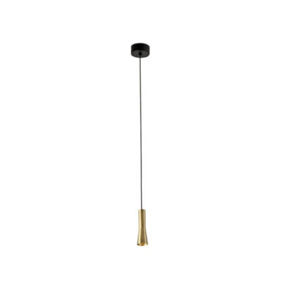 Luminosa Lighting Luminosa Nina Integrated Led Pendant Ceiling Light Satin Gold 2700K