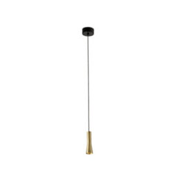 Luminosa Lighting Luminosa Nina Integrated Led Pendant Ceiling Light Satin Gold 2700K