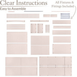 Christow Ilsington Double Wardrobe With Drawer - thumbnail 6