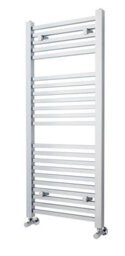 Balterley Heated Vertical Towel Ladder Rail With Square Rails - 1167 Btu - 1200mm X 500mm - Chrome - thumbnail 1
