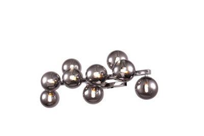 Luminosa Lighting Luminosa Dallas Wall Lamp Chrome, 9 Light, G9 - image 1