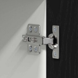Walplus Hanging Cabinet Riga Black Oak And White 50 X 31 X 100 Cm - thumbnail 9