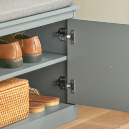 Sobuy Fsr131-Hg, Hallway Shoe Storage Bench Shoe Rack With Cushion And Removable Shelves Storage Unit, Grey - thumbnail 9