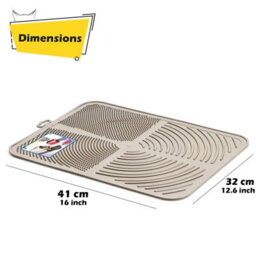 Cat Centre.Direct Cat Centre Medium Green Cat Hooded Set: Litter Tray + Scoop + Crem Tray Mat + Carbon Filter - thumbnail 4