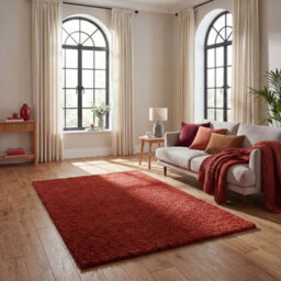 The Rugs Terra Soft Plain Design Fluffy Shaggy Rugs And Runners High Pile Living Room Kitchen Hallway 380 - thumbnail 3