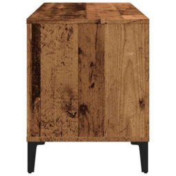 Berkfield Record Cabinet Old Wood 100X38X48 Cm Engineered Wood - thumbnail 5