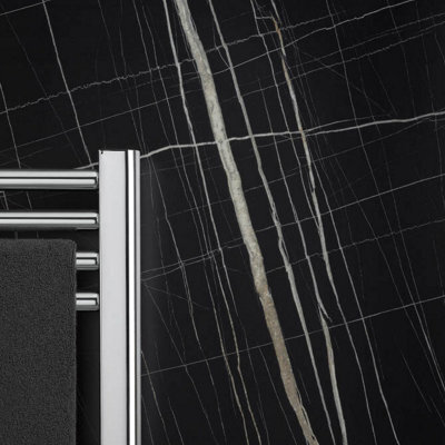 Rearo Selkie Mdf Bathroom Shower Wall Panel (H)2420mm X (W)1180mm X (D)11mm Tongue & Groove - Palazzo Matte Finish - image 1