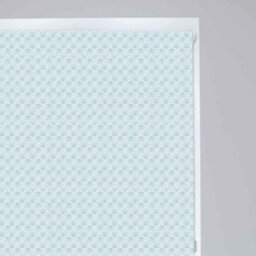 Lister Cartwright Fan Geomatric Sky Blue, & Charcoal Blackout Roller Easy Fit Child Safety Included (Sky Blue, 120 X140 Cm) - thumbnail 3