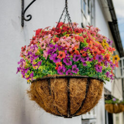 10 Artificial Silk Flower Bouquets, Fake Plants, Uv Resistant Greenery, Indoor And Outdoor Hanging Shrubs (Multicoloured) - thumbnail 5