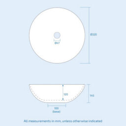 Merton Grey 600mm Bathroom Freestanding Vanity Unit Round Ceramic Countertop - thumbnail 7