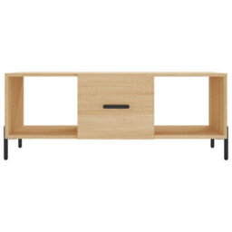 Berkfield Durable Coffee Table Sonoma Oak 102X50X40 Cm Engineered Wood - thumbnail 5