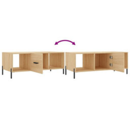 Berkfield Durable Coffee Table Sonoma Oak 102X50X40 Cm Engineered Wood - thumbnail 9