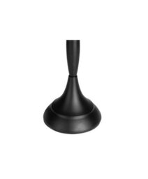 Lighting Supermarket Messini Large Black Elegant Candlestick Table Lamp With Blue Gold Shade - thumbnail 4