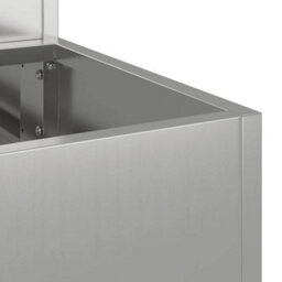 Berkfield Modern Garden Planter Silver 100 X 60 X 45 Cm Galvanised Steel - thumbnail 9
