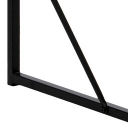 Wyld Haus El Paso Black Metal Bar Table With Black Ash Laminate Top And Powder-Coated Base - thumbnail 8