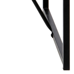 Wyld Haus El Paso Black Metal Bar Table With Black Ash Laminate Top And Powder-Coated Base - thumbnail 9