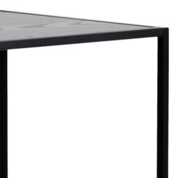 Wyld Haus El Paso Black Metal Bar Table With Black Ash Laminate Top And Powder-Coated Base - thumbnail 7